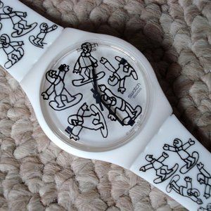 New Ted Scarpa Artist 360 Ride  SUMZ100 Snowboarders Swatch Watch-W Box …
